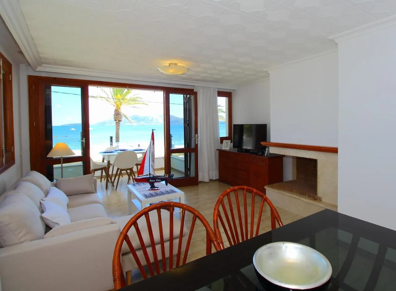 Family Seafront Apt Fantastic Seaview Pollenca 0*,