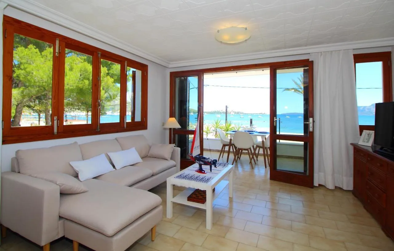 Family Seafront Apt Fantastic Seaview Pollenca Apartment
